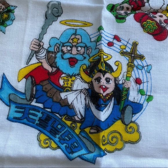 Vintage Super Bikkuriman Handkerchief - Picture 3 of 6